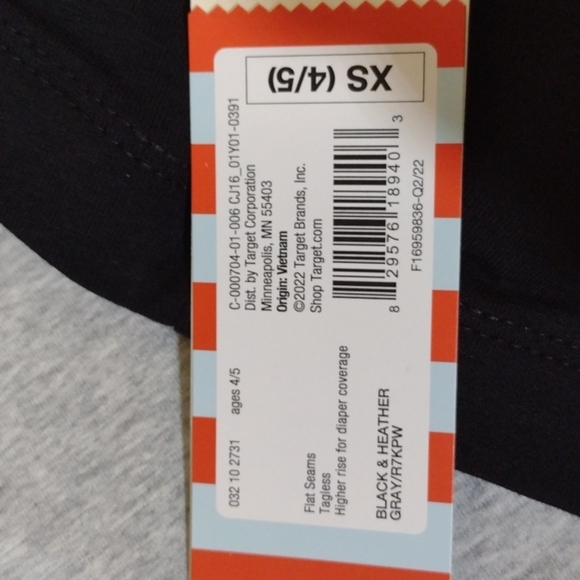 NWT Girls' 2pk Adaptive Leggings - Cat & Jack - XS (4/5) - Picture 4 of 7